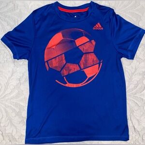 Kids Adidas Blue shirt Size:8